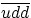 $\overline{udd}$