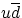 $u\overline{d}$