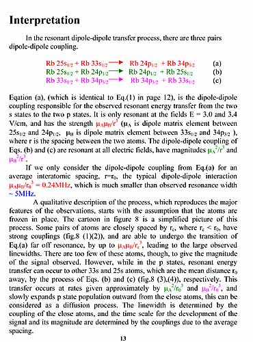 Dipole-Dipole Interactions: part 3 of 7